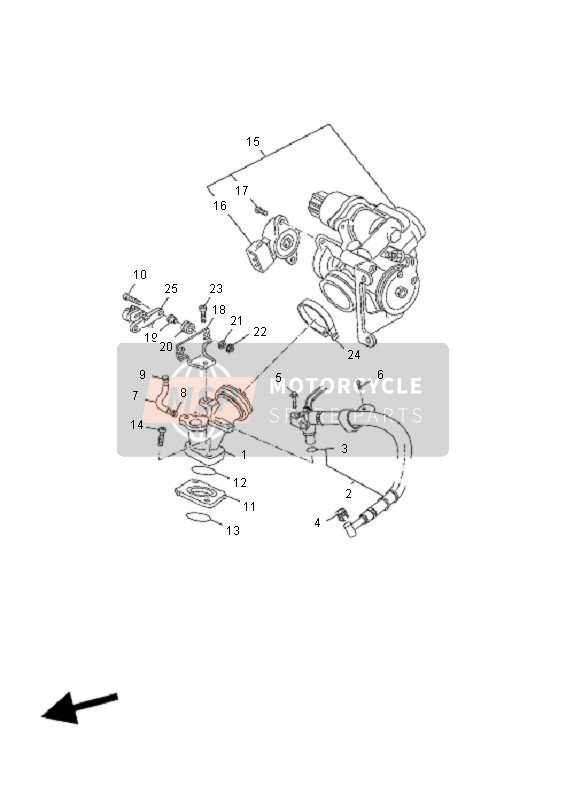 39D139300100, Pipe Inlet Assembly, Yamaha, 0